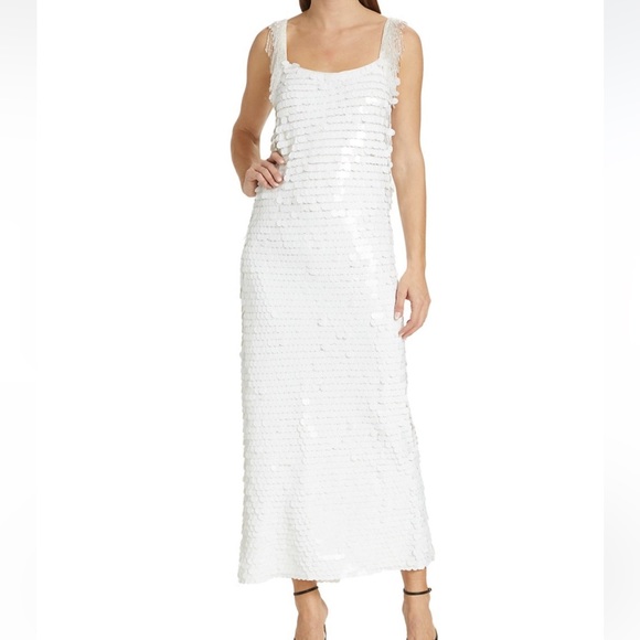 Alexis Felici Sequin-Embroidered Dress - Picture 6 of 14